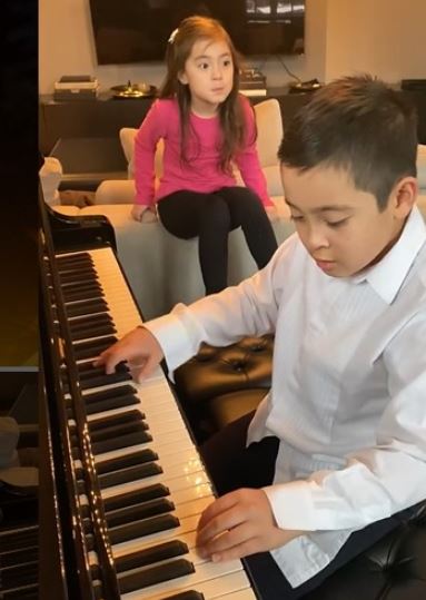 Sienna-Marie James brother is a talented piano player